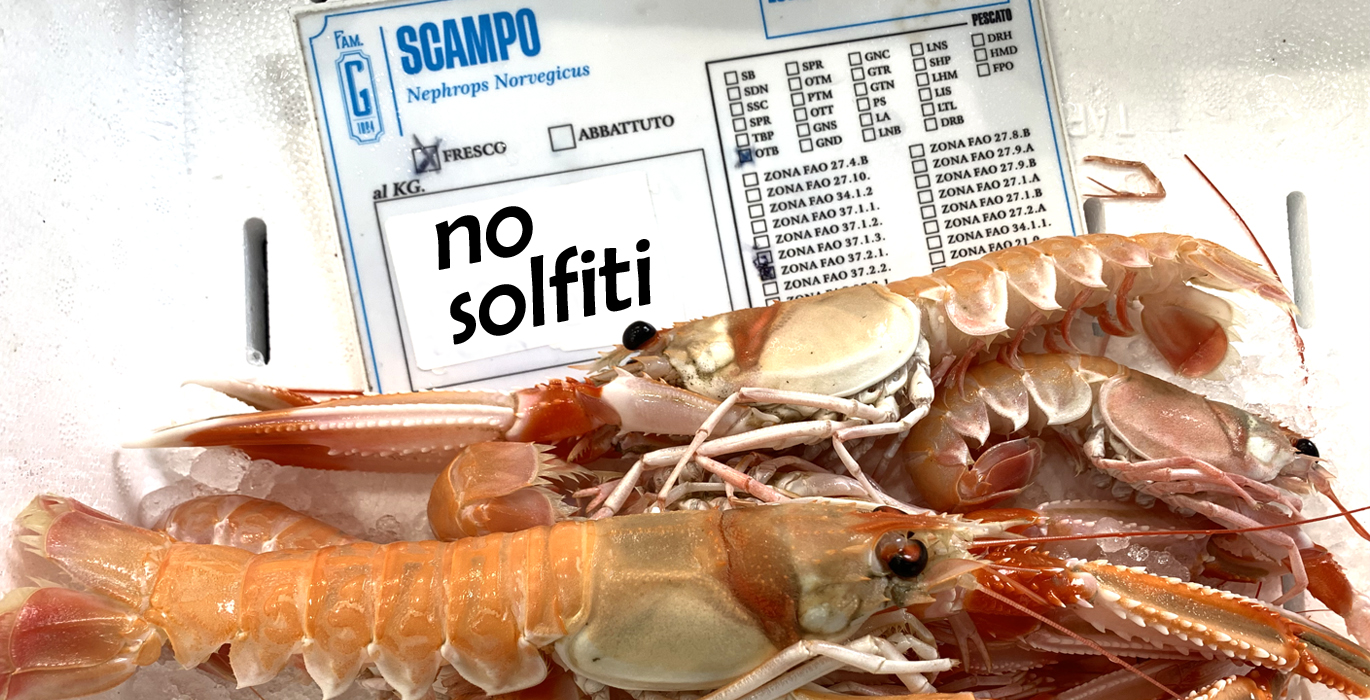 scampi sensa solfiti roma